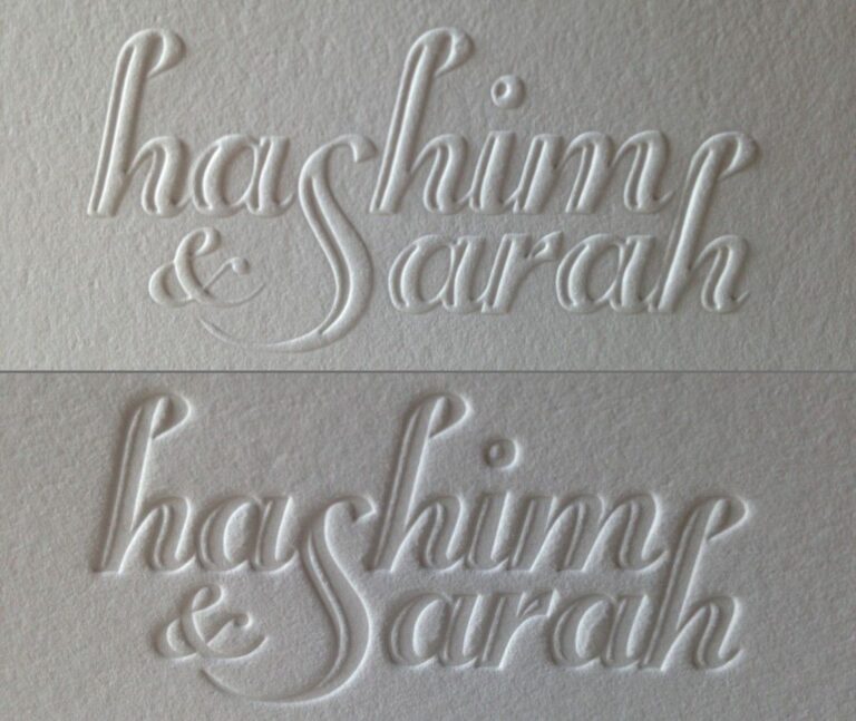 embossing and debossing
